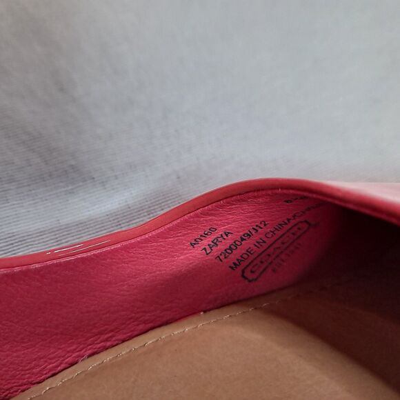 Coach Zarya Slingback Heels Womens 8.5B Pink Pointed Toe - Picture 9 of 14